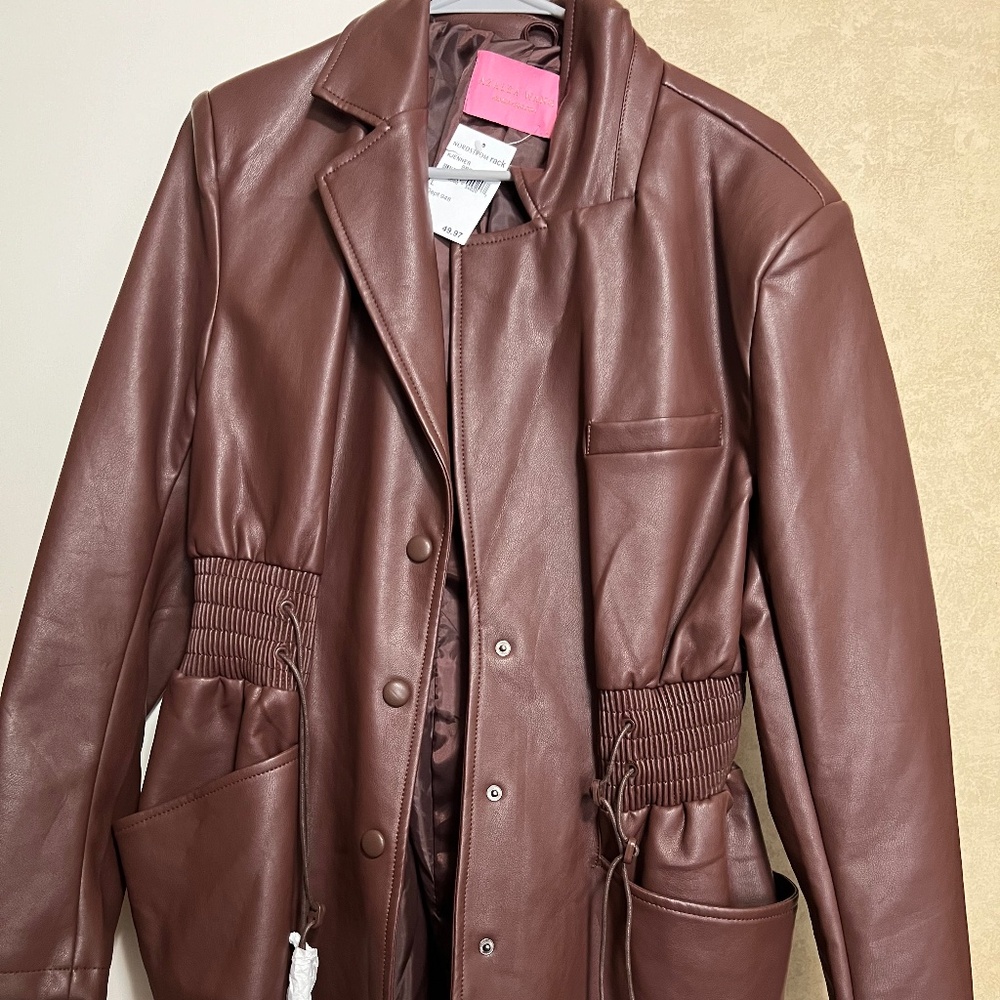 Faux Leather Jacket